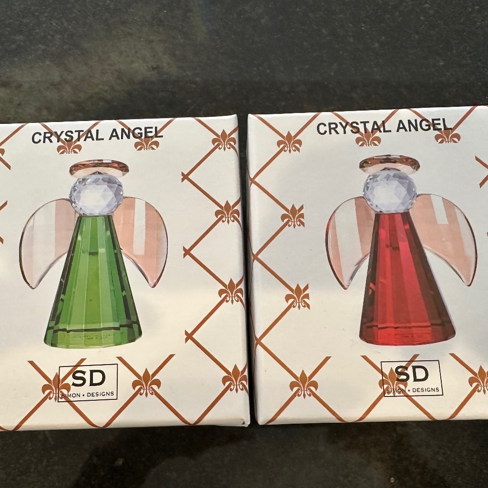 Crystal Angel Figurines – Beautiful Home Décor ✨